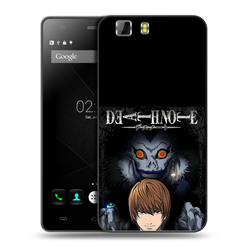 Силиконовый чехол на Doogee X5 с принтом Death note Тетрадь смерти Силиконовый чехол на Doogee X5 с принтом Death note Тетрадь смерти