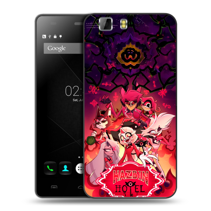 Пластиковый чехол на Doogee X5 с принтом Hazbin Hotel Отель Хазбин Пластиковый чехол на Doogee X5 с принтом Hazbin Hotel Отель Хазбин
