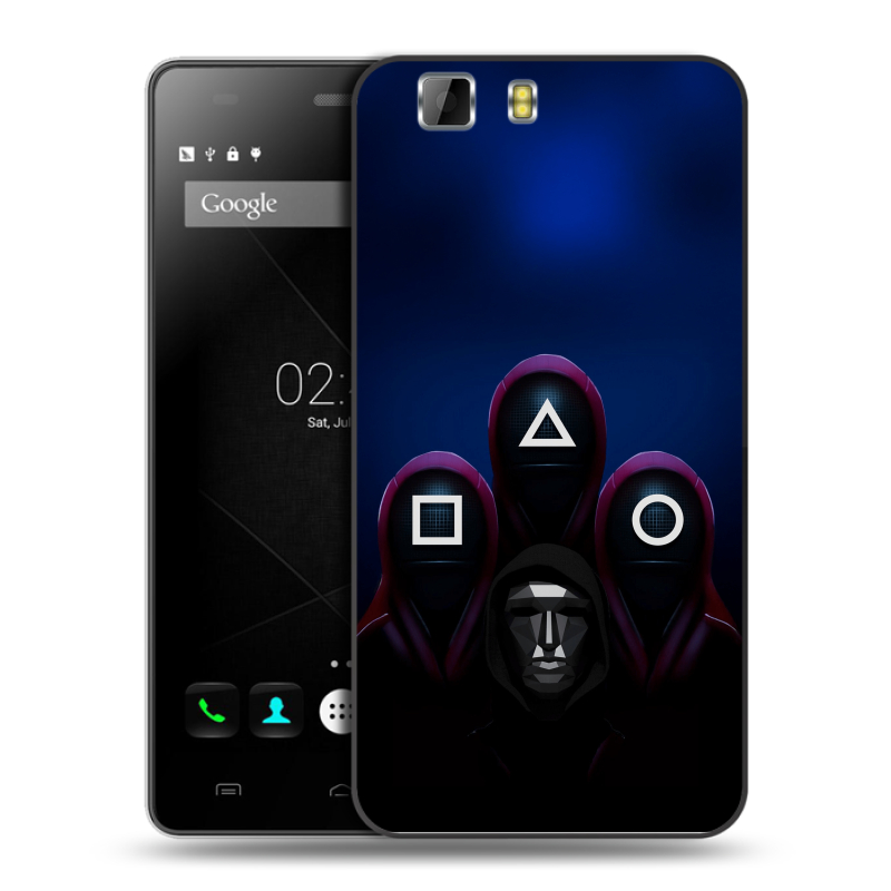 Пластиковый чехол на Doogee X5 с принтом Игра Кальмара Пластиковый чехол на Doogee X5 с принтом Игра Кальмара