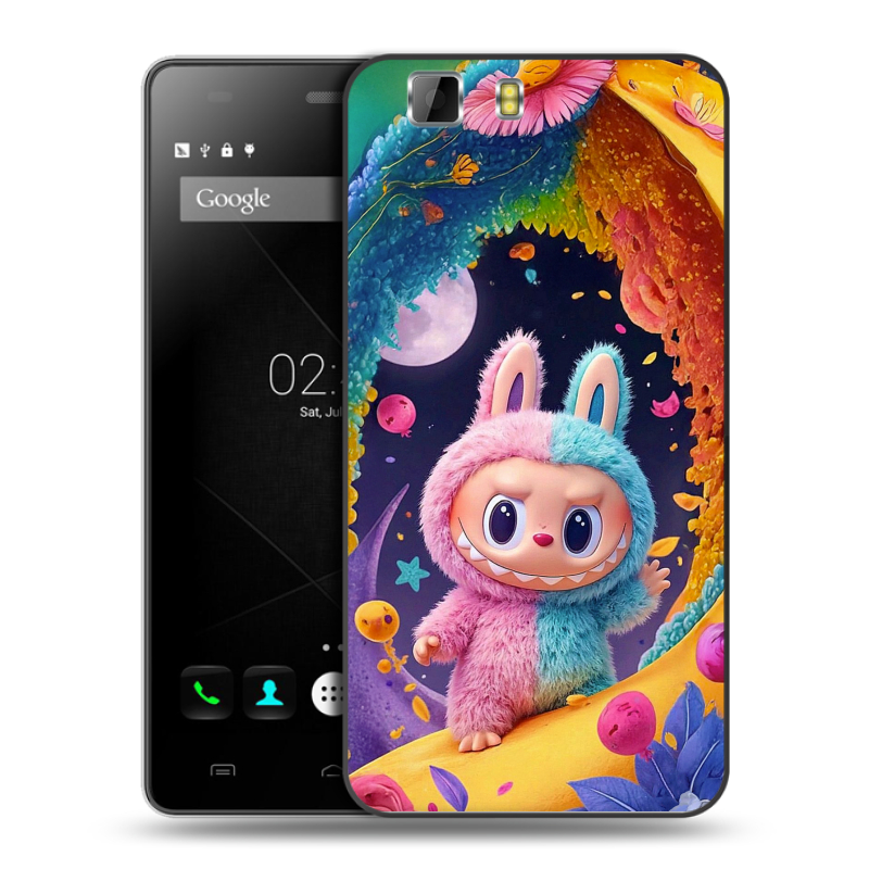 Силиконовый чехол на Doogee X5 с принтом Labubu Лабубу Силиконовый чехол на Doogee X5 с принтом Labubu Лабубу