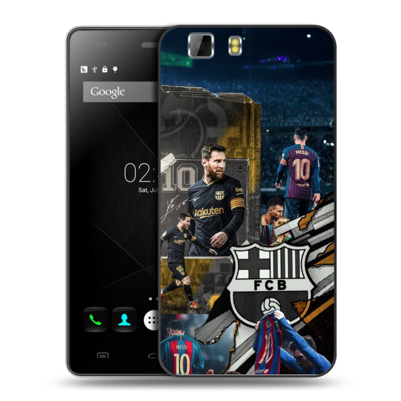 Силиконовый чехол на Doogee X5 с принтом Messi Barcelona Силиконовый чехол на Doogee X5 с принтом Messi Barcelona