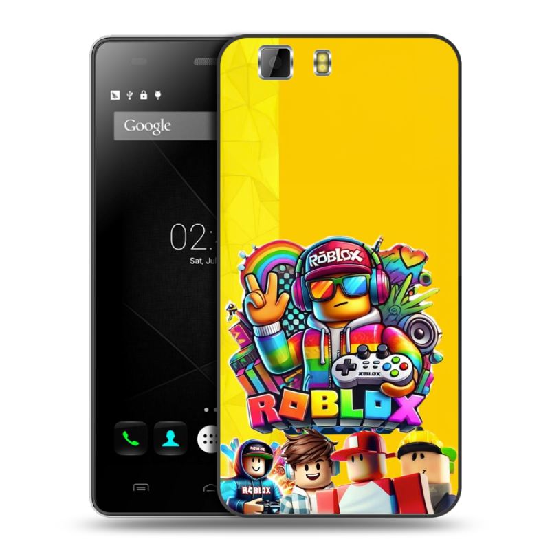 Пластиковый чехол на Doogee X5 с принтом Roblox Роблокс Пластиковый чехол на Doogee X5 с принтом Roblox Роблокс
