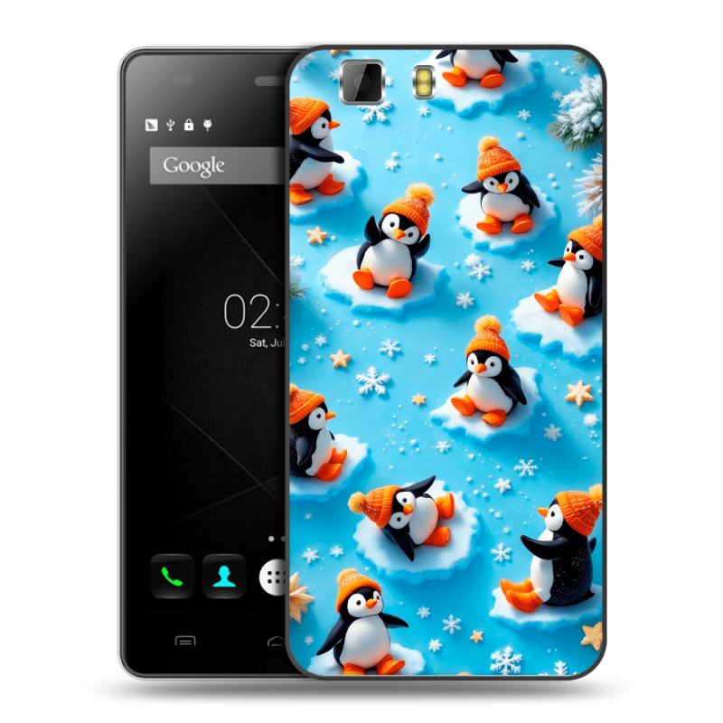 Пластиковый чехол на Doogee X5 с принтом Новый год Пластиковый чехол на Doogee X5 с принтом Новый год