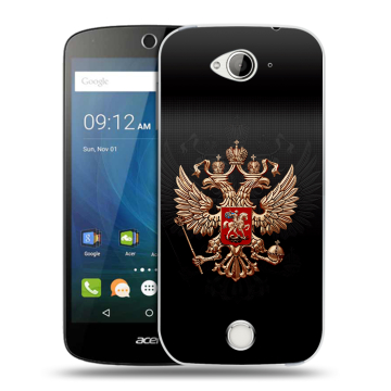 Силиконовый чехол на Acer Liquid Z530 с принтом Герб России