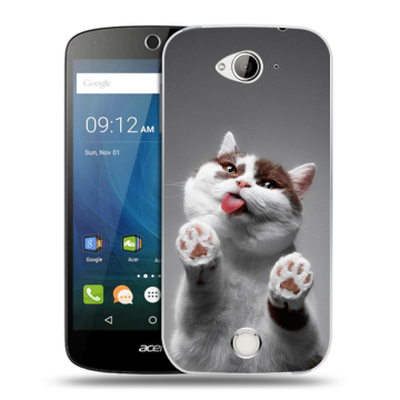 Силиконовый чехол на Acer Liquid Z530 с принтом Коты