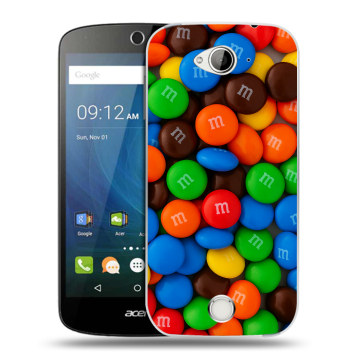 Силиконовый чехол на Acer Liquid Z530 с принтом Конфеты