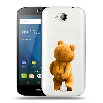 Силиконовый чехол на Acer Liquid Z530 с принтом Медведь