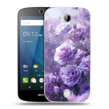 Силиконовый чехол на Acer Liquid Z530 с принтом Розы цветы Силиконовый чехол на Acer Liquid Z530 с принтом Розы цветы