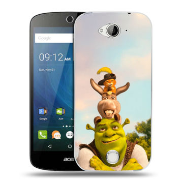 Силиконовый чехол на Acer Liquid Z530 с принтом Шрек Shrek Силиконовый чехол на Acer Liquid Z530 с принтом Шрек Shrek