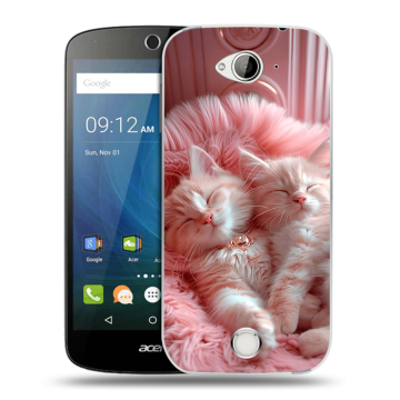 Силиконовый чехол на Acer Liquid Z530 с принтом котята котики Силиконовый чехол на Acer Liquid Z530 с принтом котята котики