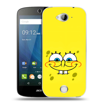 Силиконовый чехол на Acer Liquid Z530 с принтом спанчбоб спанч боб Силиконовый чехол на Acer Liquid Z530 с принтом спанчбоб спанч боб