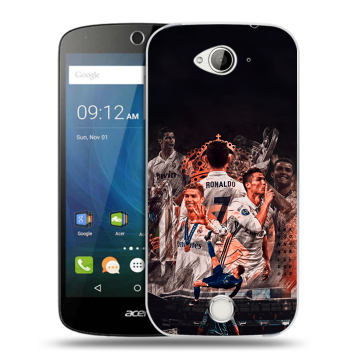 Силиконовый чехол на Acer Liquid Z530 с принтом Реал Роналдо Real Ronaldo Силиконовый чехол на Acer Liquid Z530 с принтом Реал Роналдо Real Ronaldo