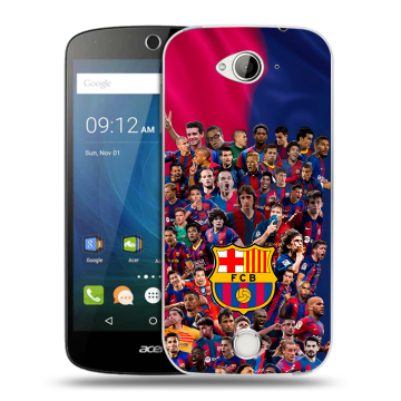 Силиконовый чехол на Acer Liquid Z530 с принтом Барселона Barcelona Силиконовый чехол на Acer Liquid Z530 с принтом Барселона Barcelona