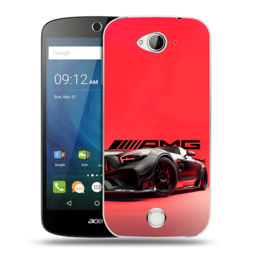 Силиконовый чехол на Acer Liquid Z530 с принтом Мерседес Mercedes AMG Силиконовый чехол на Acer Liquid Z530 с принтом Мерседес Mercedes AMG