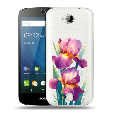 Силиконовый чехол на Acer Liquid Z530 с принтом Цветы орхидеи Силиконовый чехол на Acer Liquid Z530 с принтом Цветы орхидеи