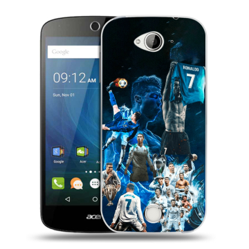 Силиконовый чехол на Acer Liquid Z530 с принтом Реал Роналдо Силиконовый чехол на Acer Liquid Z530 с принтом Реал Роналдо