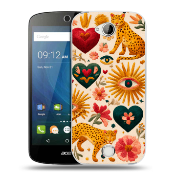 Силиконовый чехол на Acer Liquid Z530 с принтом Модный принт Силиконовый чехол на Acer Liquid Z530 с принтом Модный принт