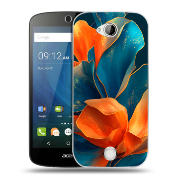 Силиконовый чехол на Acer Liquid Z530 с принтом Цветы Силиконовый чехол на Acer Liquid Z530 с принтом Цветы