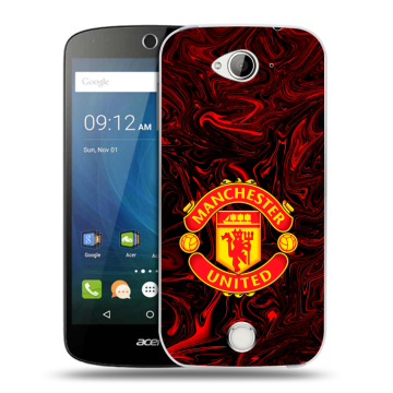 Силиконовый чехол на Acer Liquid Z530 с принтом Manchester United Силиконовый чехол на Acer Liquid Z530 с принтом Manchester United