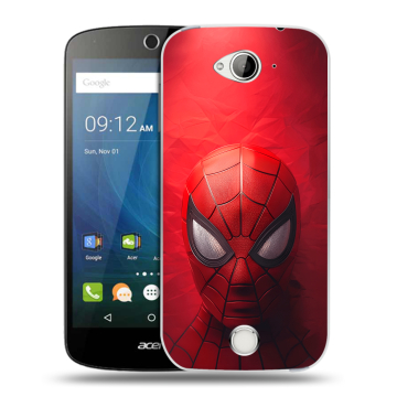 Силиконовый чехол на Acer Liquid Z530 с принтом Spiderman Человек паук