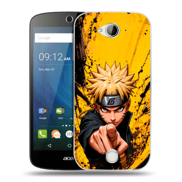 Силиконовый чехол на Acer Liquid Z530 с принтом Naruto Наруто