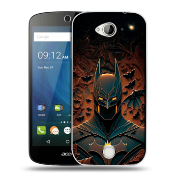 Силиконовый чехол на Acer Liquid Z530 с принтом Batman Бэтмен Силиконовый чехол на Acer Liquid Z530 с принтом Batman Бэтмен