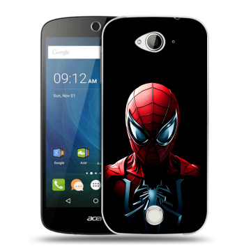 Силиконовый чехол на Acer Liquid Z530 с принтом Spiderman Человек паук Силиконовый чехол на Acer Liquid Z530 с принтом Spiderman Человек паук