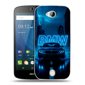 Силиконовый чехол на Acer Liquid Z530 с принтом BMW БМВ