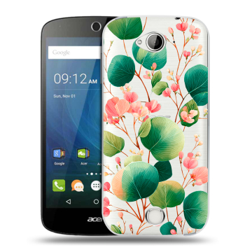 Силиконовый чехол на Acer Liquid Z530 с принтом женский Силиконовый чехол на Acer Liquid Z530 с принтом женский