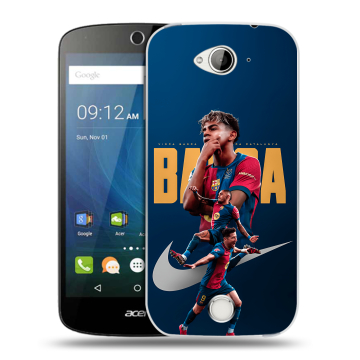 Силиконовый чехол на Acer Liquid Z530 с принтом Барселона Barca Yamal 