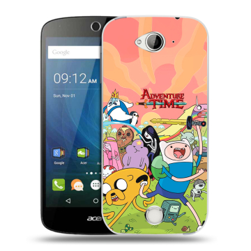 Силиконовый чехол на Acer Liquid Z530 с принтом Adventure time Время приключений Силиконовый чехол на Acer Liquid Z530 с принтом Adventure time Время приключений