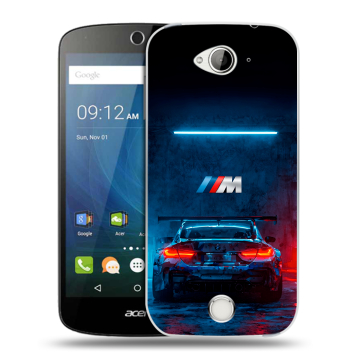 Силиконовый чехол на Acer Liquid Z530 с принтом BMW БМВ