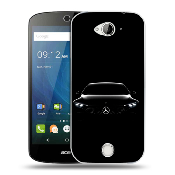 Силиконовый чехол на Acer Liquid Z530 с принтом Mercedes Мерседес