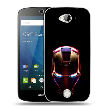 Силиконовый чехол на Acer Liquid Z530 с принтом IronMan Железный человек