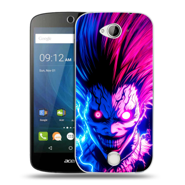 Силиконовый чехол на Acer Liquid Z530 с принтом Death note Тетрадь смерти Силиконовый чехол на Acer Liquid Z530 с принтом Death note Тетрадь смерти