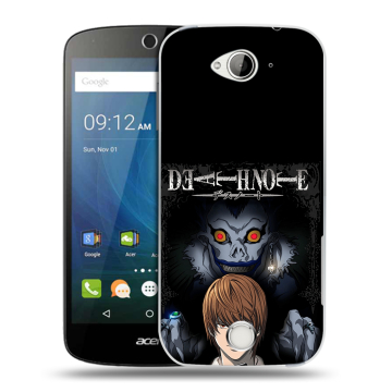 Силиконовый чехол на Acer Liquid Z530 с принтом Death note Тетрадь смерти Силиконовый чехол на Acer Liquid Z530 с принтом Death note Тетрадь смерти