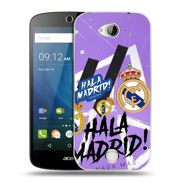 Силиконовый чехол на Acer Liquid Z530 с принтом Real Madrid Реал Мадрид