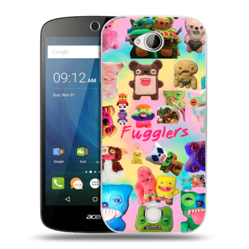 Силиконовый чехол на Acer Liquid Z530 с принтом Флагер Fuggler Силиконовый чехол на Acer Liquid Z530 с принтом Флагер Fuggler