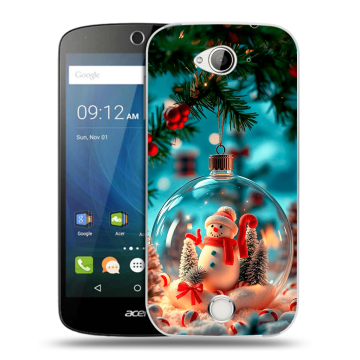 Силиконовый чехол на Acer Liquid Z530 с принтом Новый год Силиконовый чехол на Acer Liquid Z530 с принтом Новый год