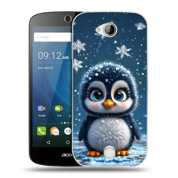 Силиконовый чехол на Acer Liquid Z530 с принтом Новый год Силиконовый чехол на Acer Liquid Z530 с принтом Новый год