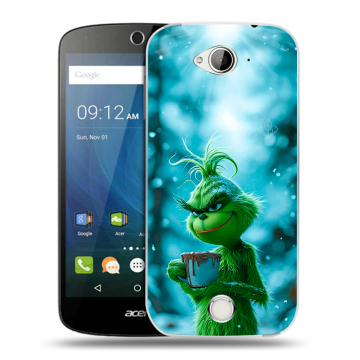 Силиконовый чехол на Acer Liquid Z530 с принтом Новый год гринч Силиконовый чехол на Acer Liquid Z530 с принтом Новый год гринч