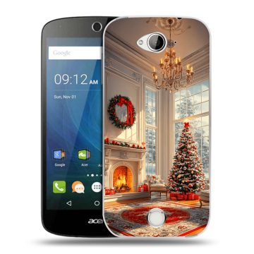 Силиконовый чехол на Acer Liquid Z530 с принтом Новый год Силиконовый чехол на Acer Liquid Z530 с принтом Новый год