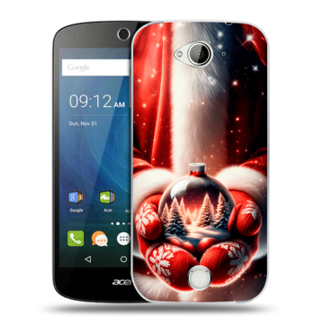 Силиконовый чехол на Acer Liquid Z530 с принтом Новый год Силиконовый чехол на Acer Liquid Z530 с принтом Новый год