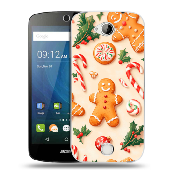 Силиконовый чехол на Acer Liquid Z530 с принтом Новый год Силиконовый чехол на Acer Liquid Z530 с принтом Новый год