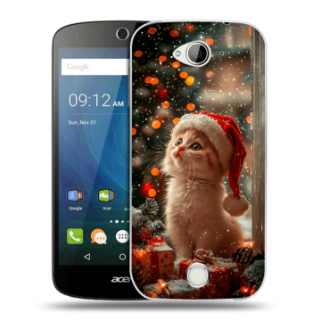 Силиконовый чехол на Acer Liquid Z530 с принтом Новый год Силиконовый чехол на Acer Liquid Z530 с принтом Новый год