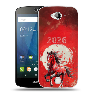 Силиконовый чехол на Acer Liquid Z530 с принтом Новый год Силиконовый чехол на Acer Liquid Z530 с принтом Новый год