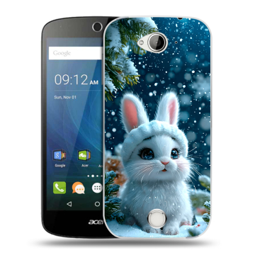 Силиконовый чехол на Acer Liquid Z530 с принтом Новый год Силиконовый чехол на Acer Liquid Z530 с принтом Новый год