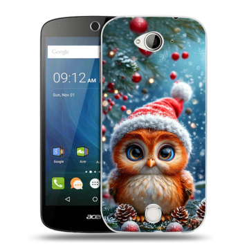 Силиконовый чехол на Acer Liquid Z530 с принтом Новый год Силиконовый чехол на Acer Liquid Z530 с принтом Новый год
