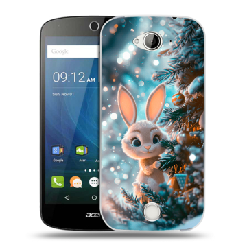 Силиконовый чехол на Acer Liquid Z530 с принтом Новый год Силиконовый чехол на Acer Liquid Z530 с принтом Новый год