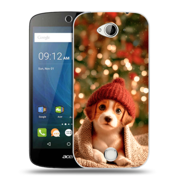 Силиконовый чехол на Acer Liquid Z530 с принтом Новый год Силиконовый чехол на Acer Liquid Z530 с принтом Новый год